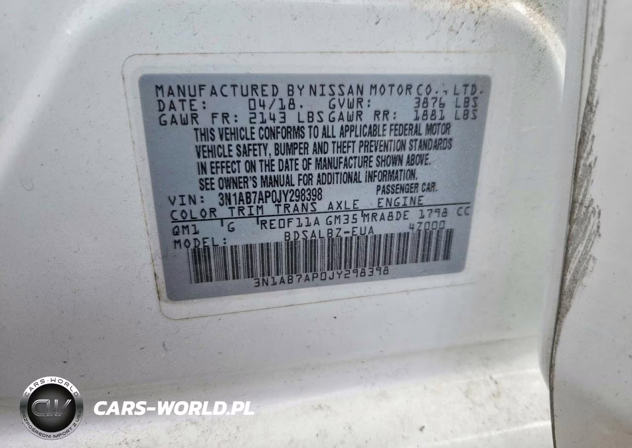 2018 Nissan Sentra S VIN:3N1AB7AP0JY298398 - 12