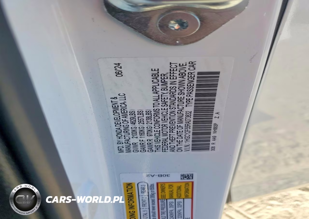 2024 Honda Accord Hybrid Sport VIN:1HGCY2F55RA073832 - 12