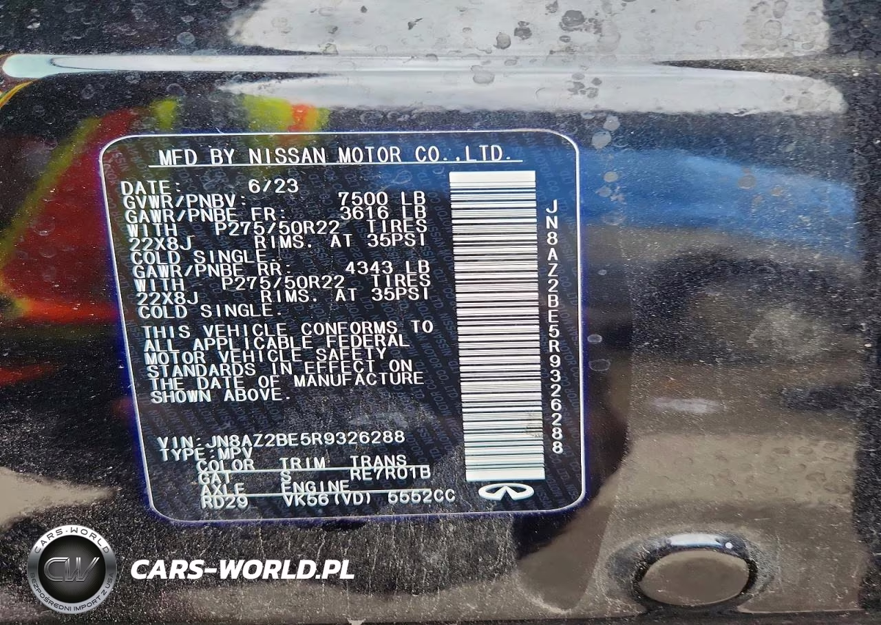 2024 Infiniti Qx80 Sensory VIN:JN8AZ2BE5R9326288 - 12