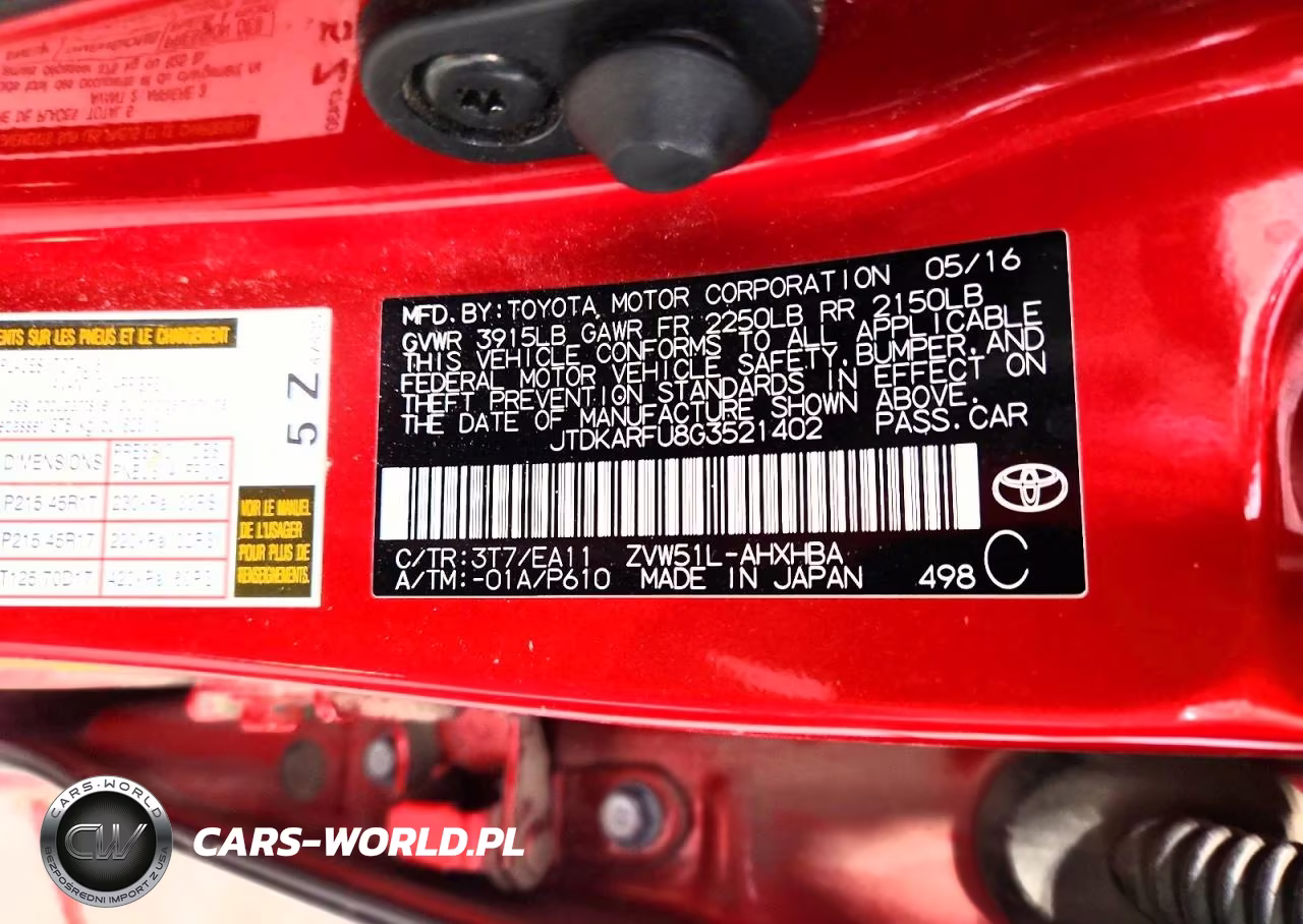 2016 Toyota Prius Three Touring VIN:JTDKARFU8G3521402 - 13