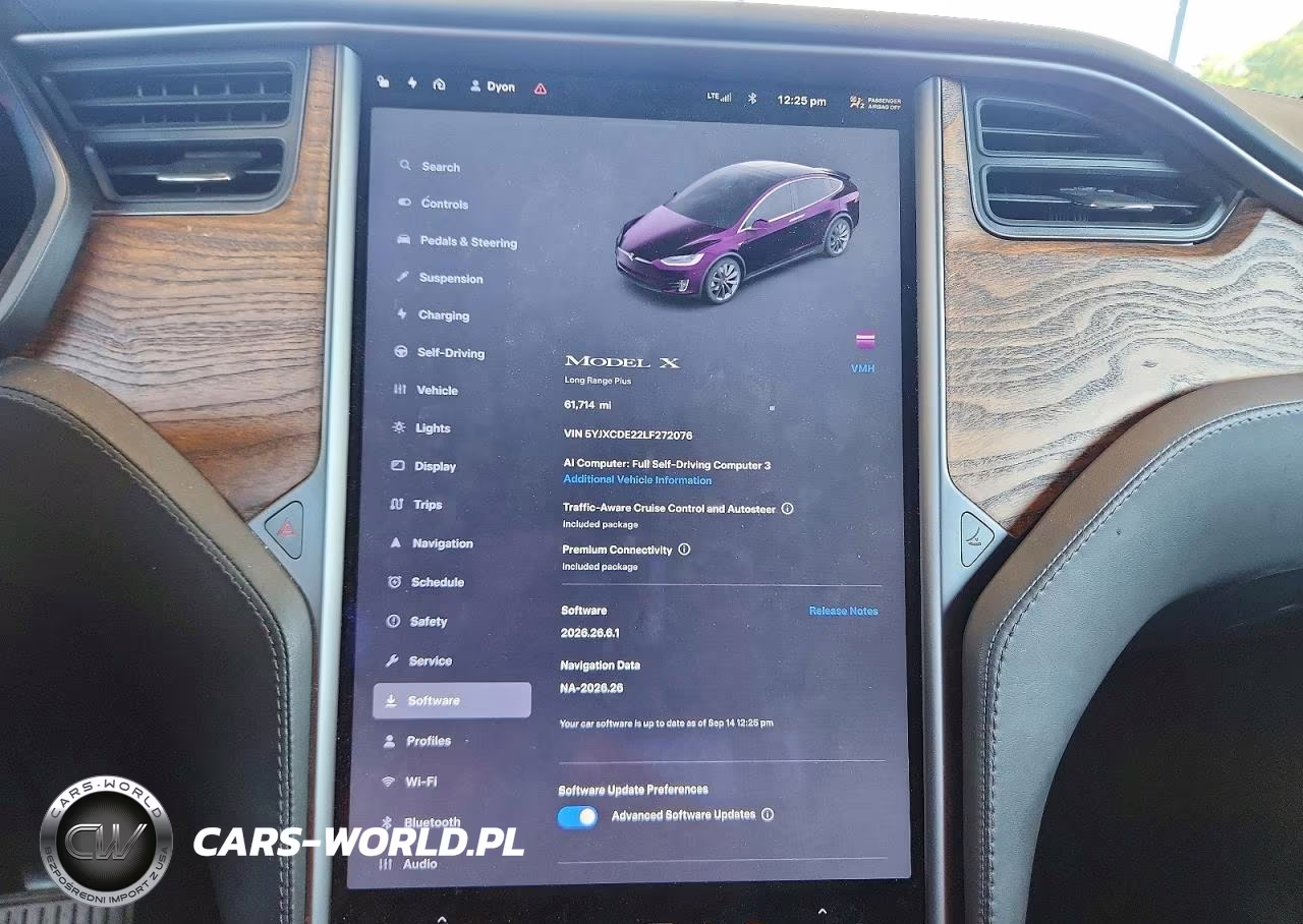 2020 Tesla Model X VIN:5YJXCDE22LF272076 - 9