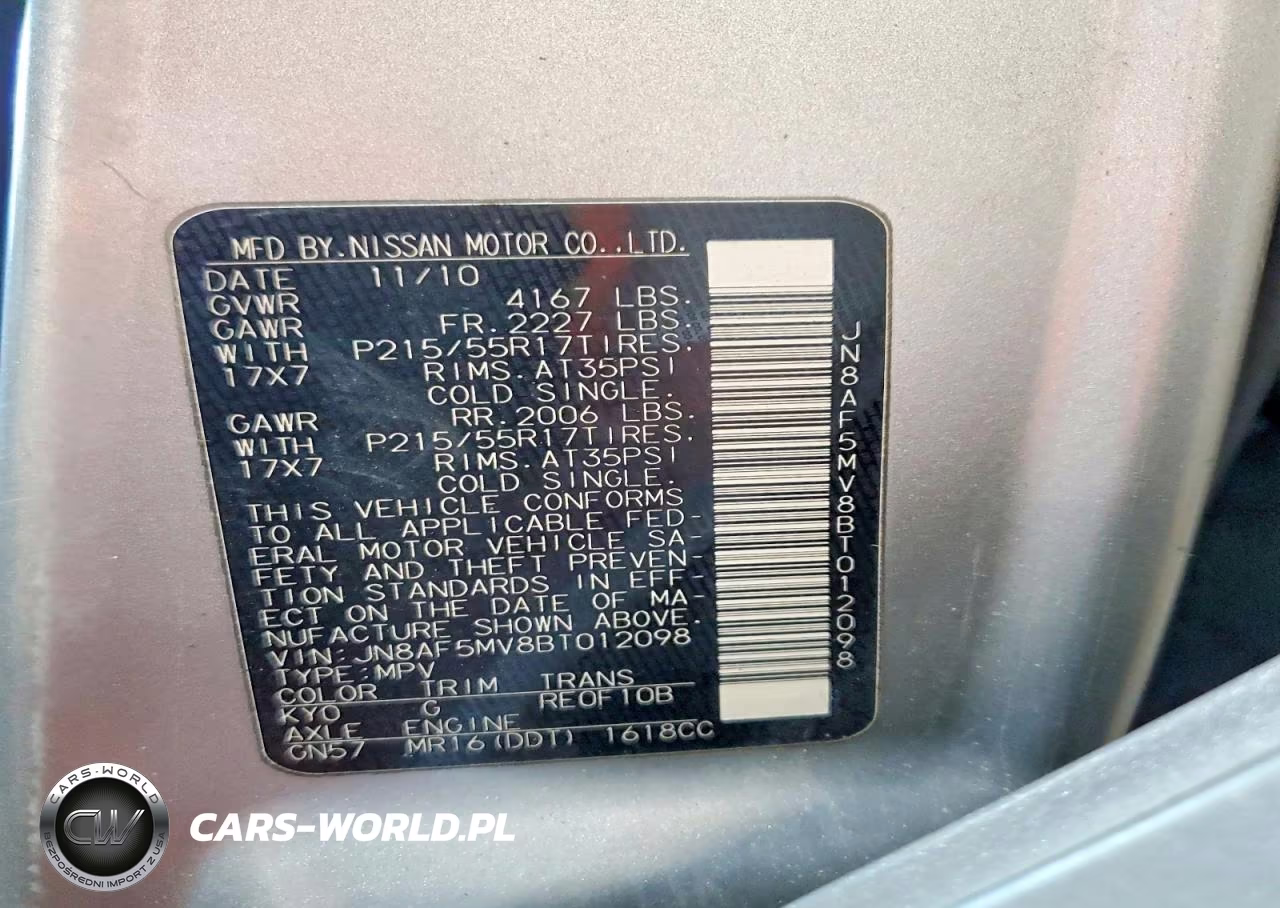 2011 Nissan Juke S VIN:JN8AF5MV8BT012098 - 13