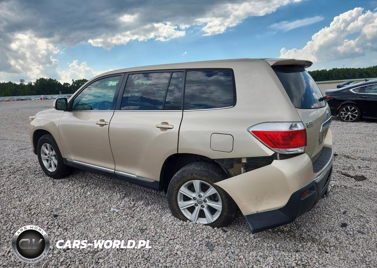 2013 Toyota Highlander Base VIN:5TDZA3EHXDS038827 - 2