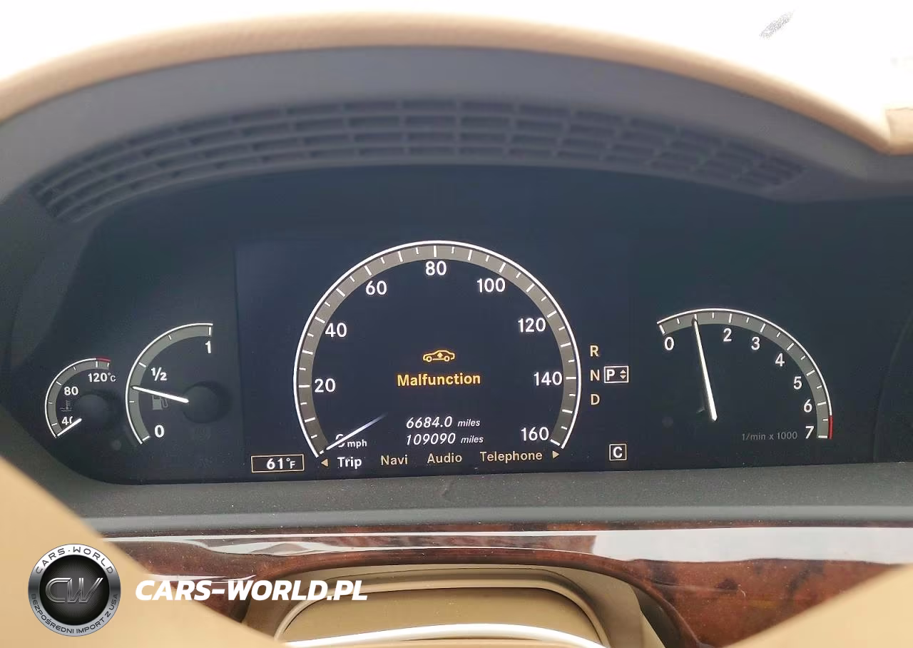 2007 Mercedes-Benz S 550 VIN:WDDNG71X47A121615 - 9