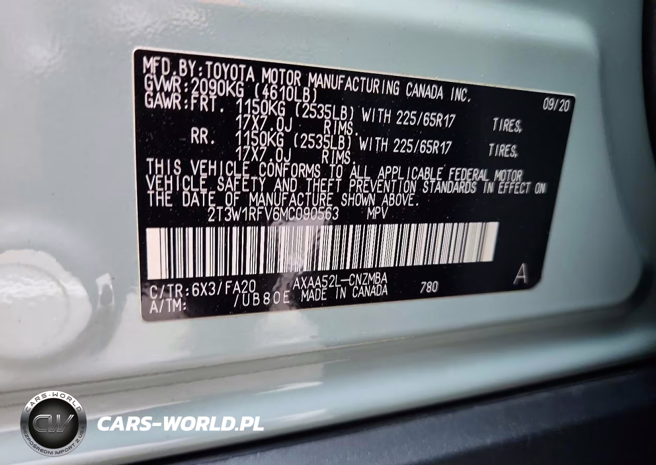 2021 Toyota Rav4 Xle VIN:2T3W1RFV6MC090563 - 13