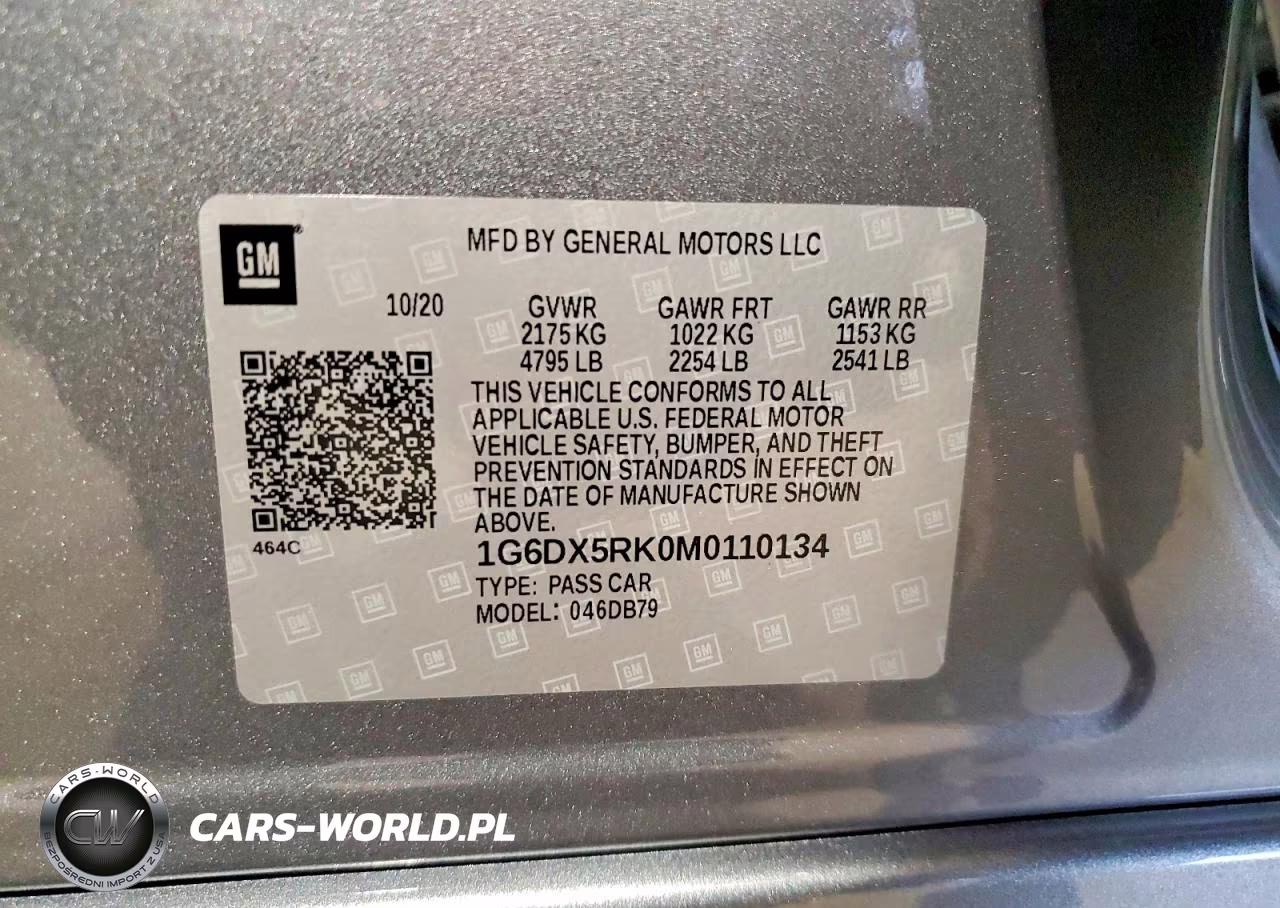 2021 Cadillac Ct5 Luxury VIN:1G6DX5RK0M0110134 - 12