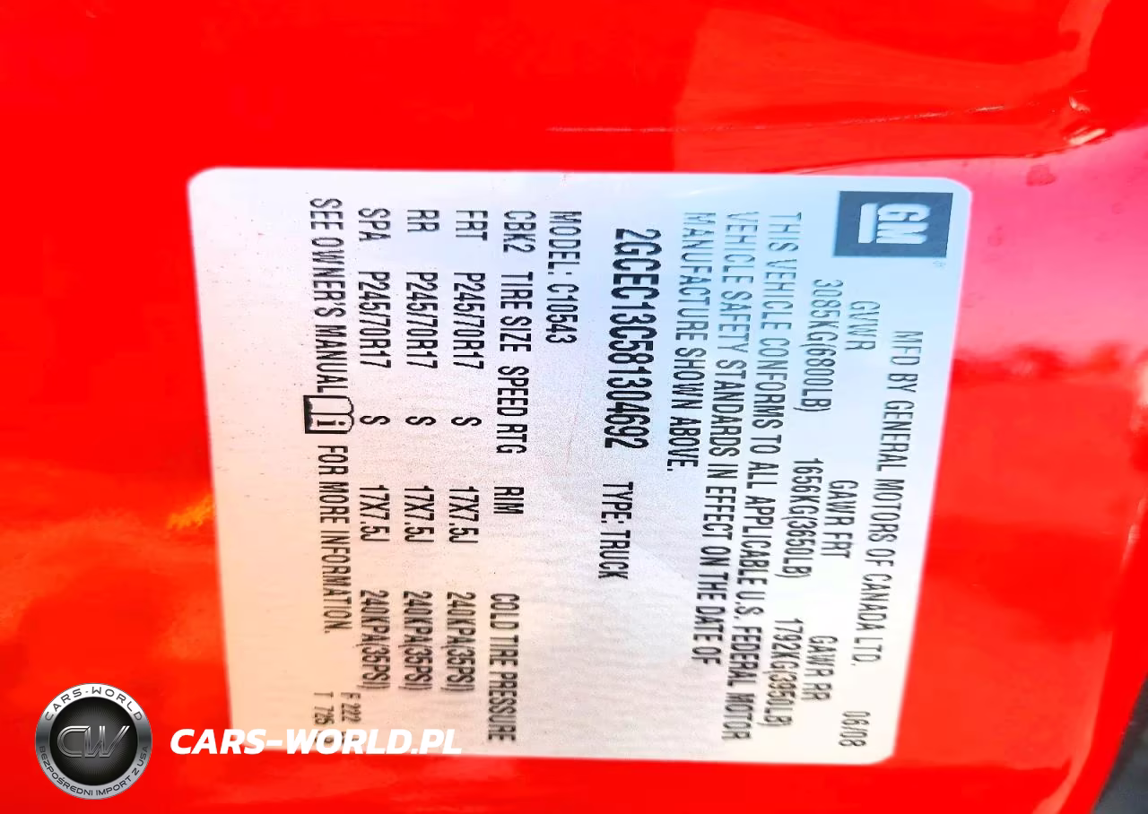 2008 Chevrolet Silverado C1500 VIN:2GCEC13C581304692 - 12