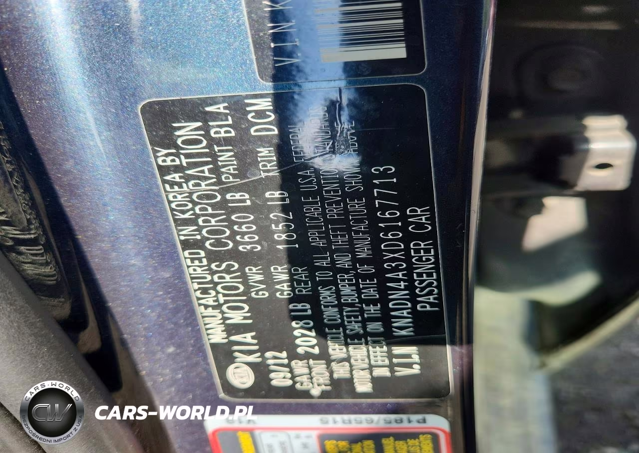 2013 Kia Rio Ex VIN:KNADN4A3XD6167713 - 12