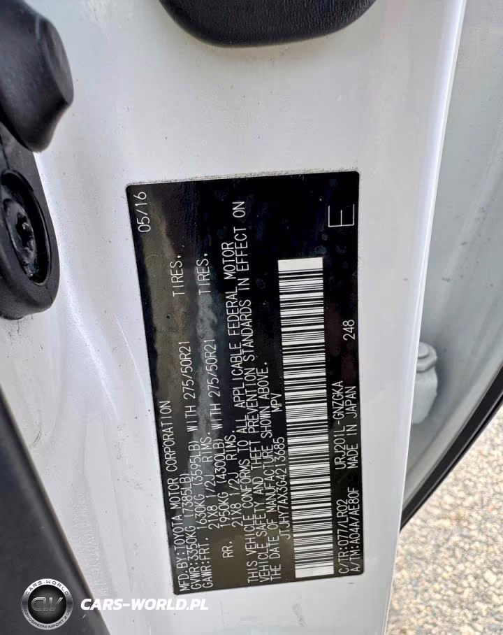2016 Lexus Lx 570 VIN:JTJHY7AX3G4213685 - 14