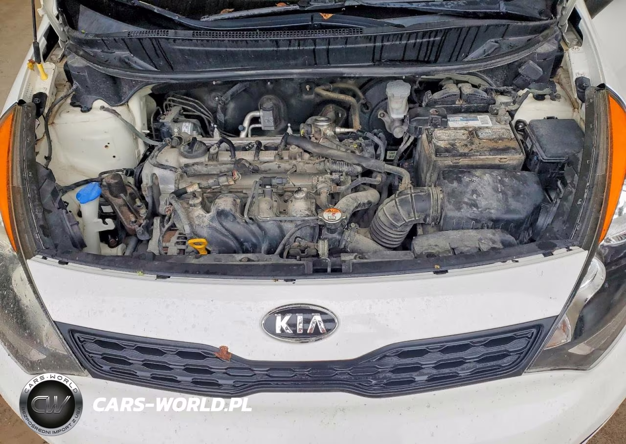 2012 Kia Rio Lx VIN:KNADM5A34C6017121 - 11