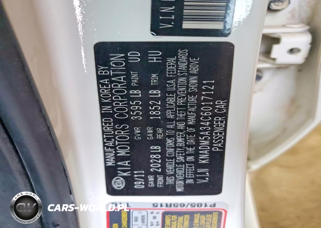 2012 Kia Rio Lx VIN:KNADM5A34C6017121 - 12