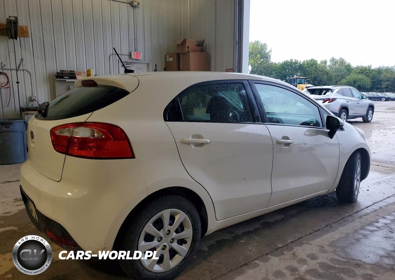 2012 Kia Rio Lx VIN:KNADM5A34C6017121 - 3