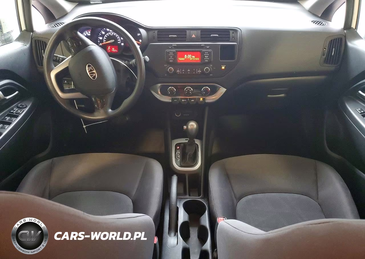 2012 Kia Rio Lx VIN:KNADM5A34C6017121 - 8
