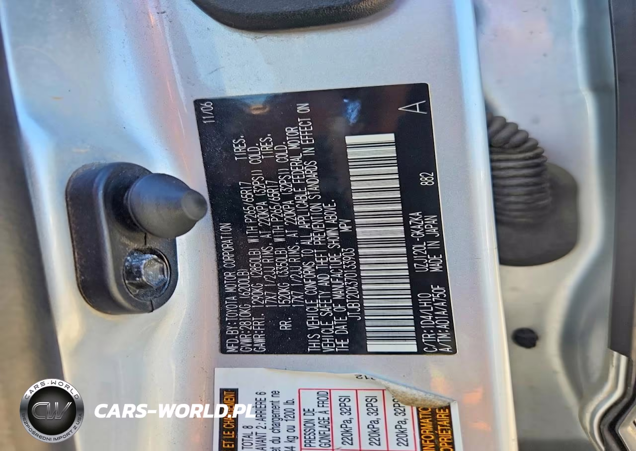 2007 Lexus Gx 470 VIN:JTJBT20X370133903 - 13