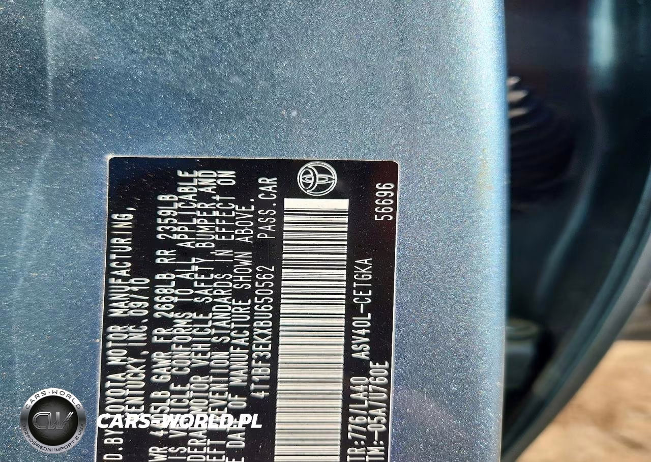 2011 Toyota Camry Xle VIN:4T1BF3EKXBU650562 - 13