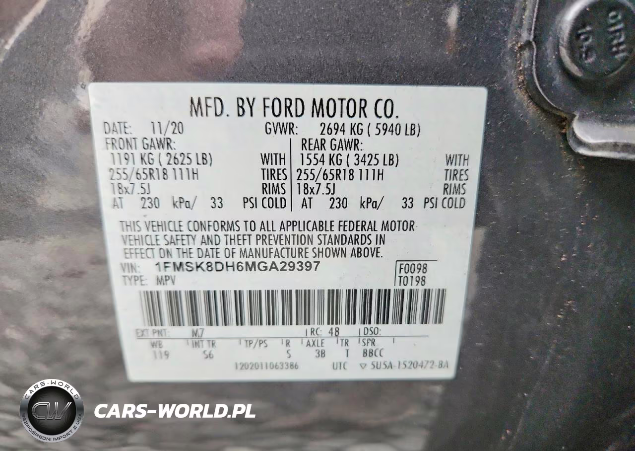 2021 Ford Explorer Xlt VIN:1FMSK8DH6MGA29397 - 13