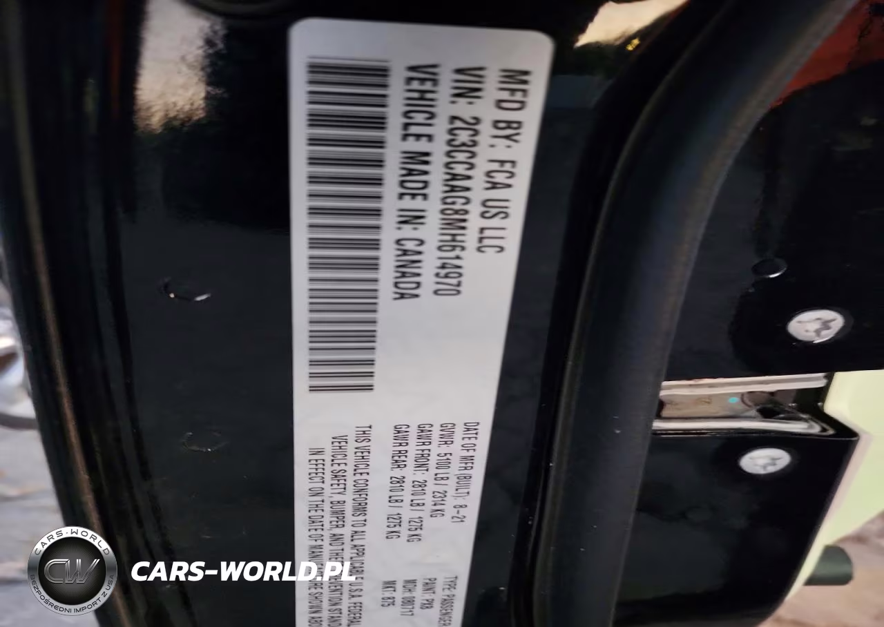 2021 Chrysler 300 Touring VIN:2C3CCAAG8MH614970 - 12