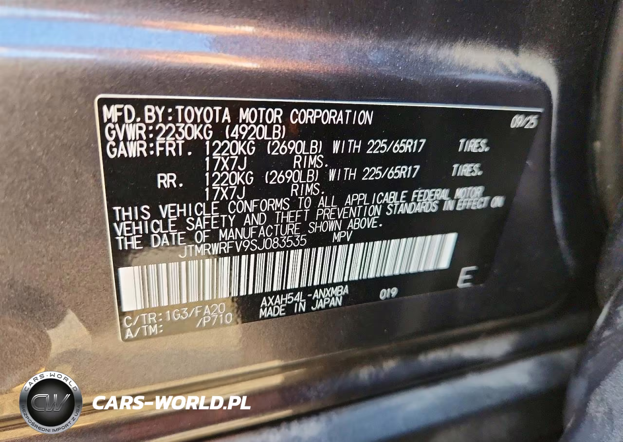 2025 Toyota Rav4 Hybrid Xle VIN:JTMRWRFV9SJ083535 - 13