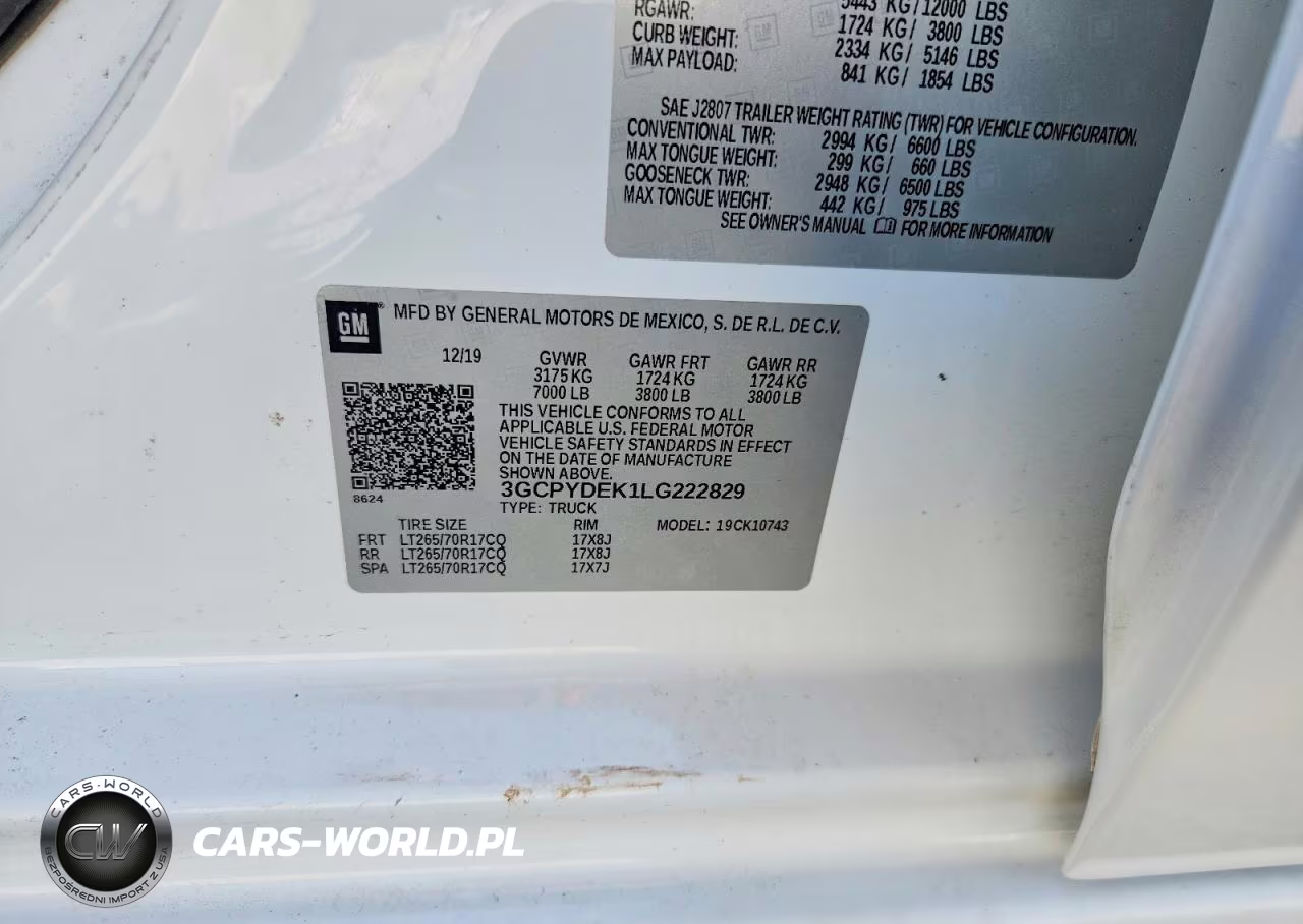 2020 Chevrolet Silverado K1500 Lt VIN:3GCPYDEK1LG222829 - 12