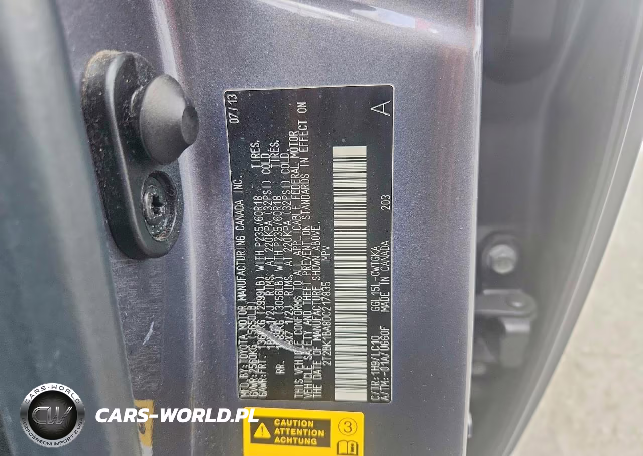 2013 Lexus Rx 350 Base VIN:2T2BK1BA8DC217835 - 13