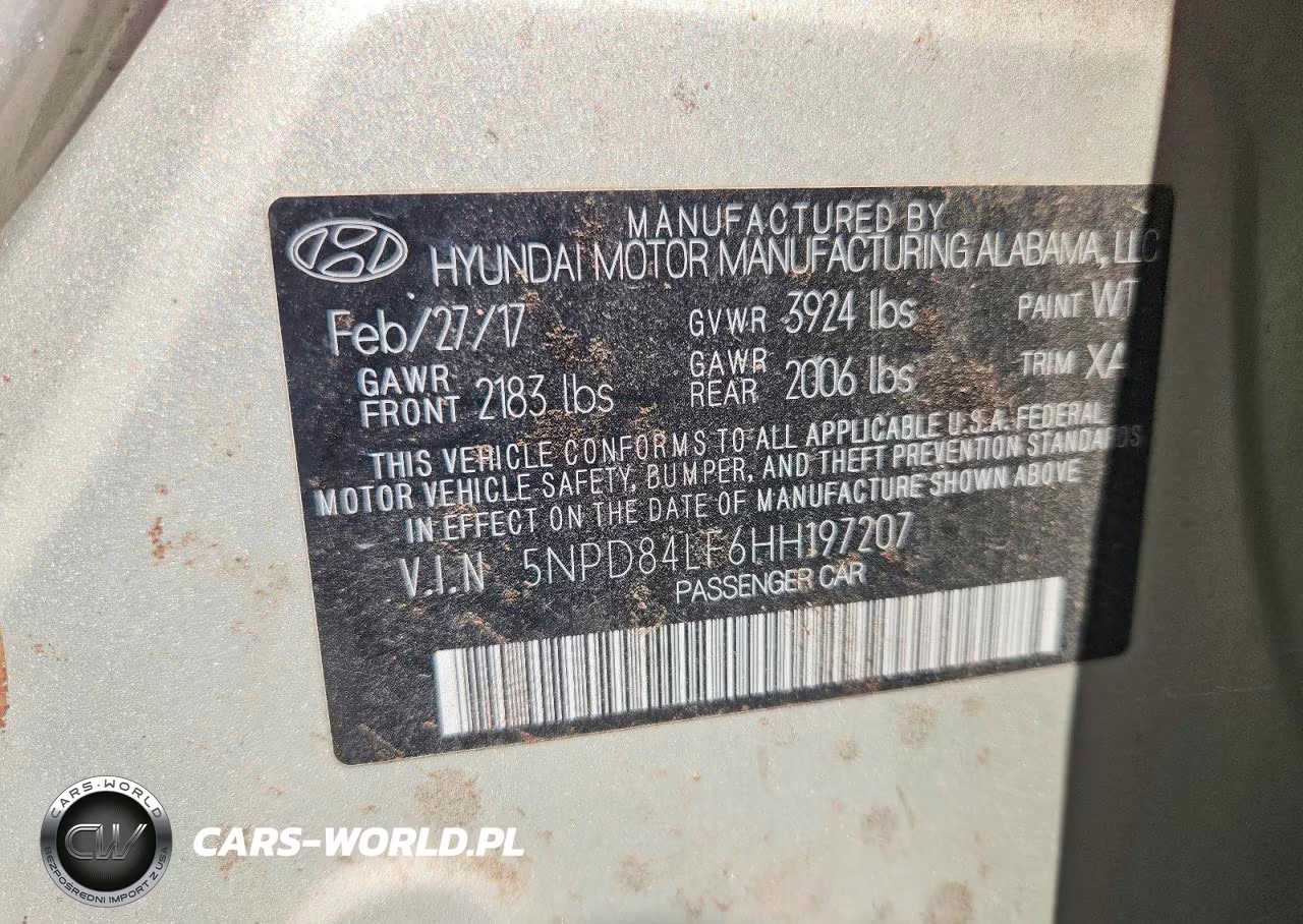 2017 Hyundai Elantra Value Edition VIN:5NPD84LF6HH197207 - 12