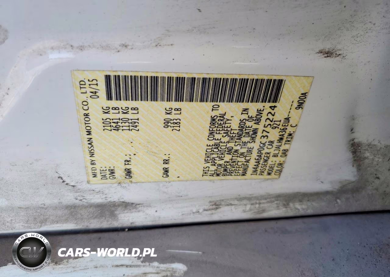 2016 Nissan Maxima Platinum VIN:1N4AA6AP0GC375224 - 12