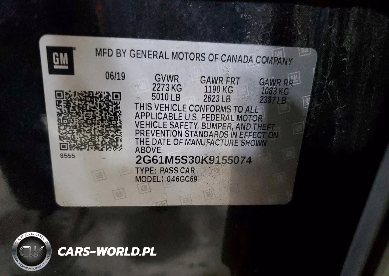 2019 Cadillac Xts Luxury VIN:2G61M5S30K9155074 - 13