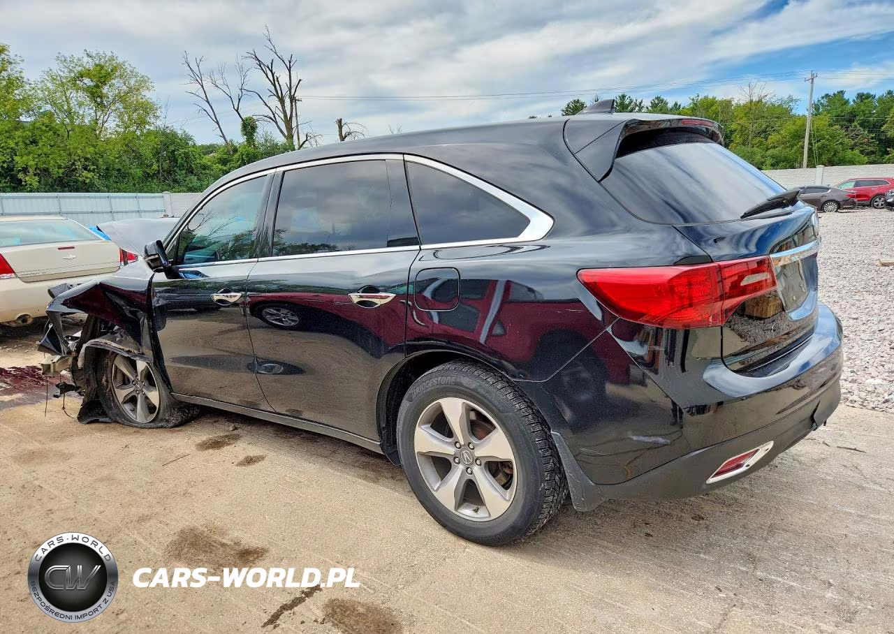 2014 Acura Mdx VIN:5FRYD4H21EB505329 - 2