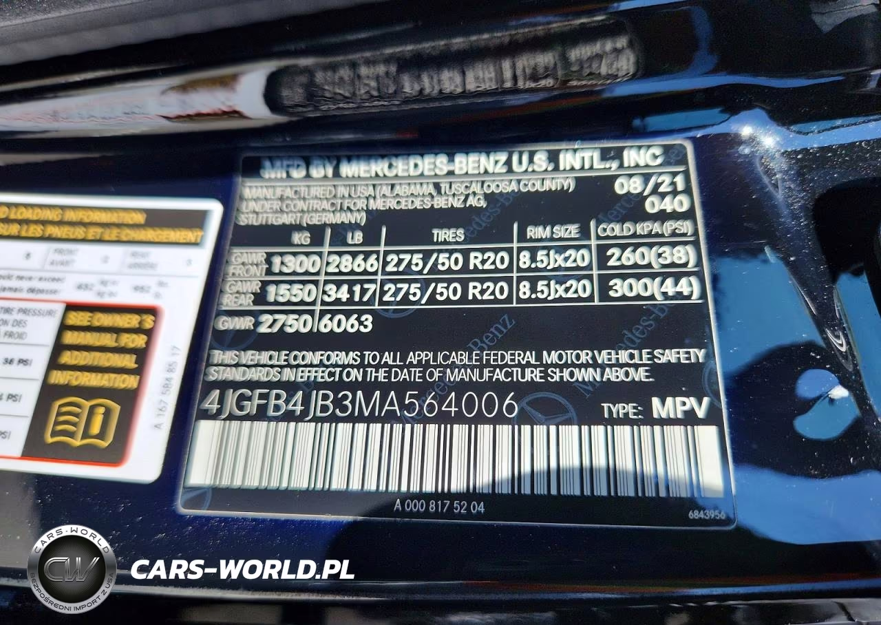 2021 Mercedes-Benz Gle 350 VIN:4JGFB4JB3MA564006 - 13