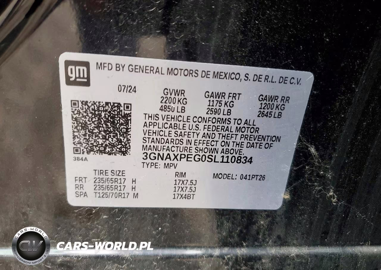 2025 Chevrolet Equinox Lt VIN:3GNAXPEG0SL110834 - 13