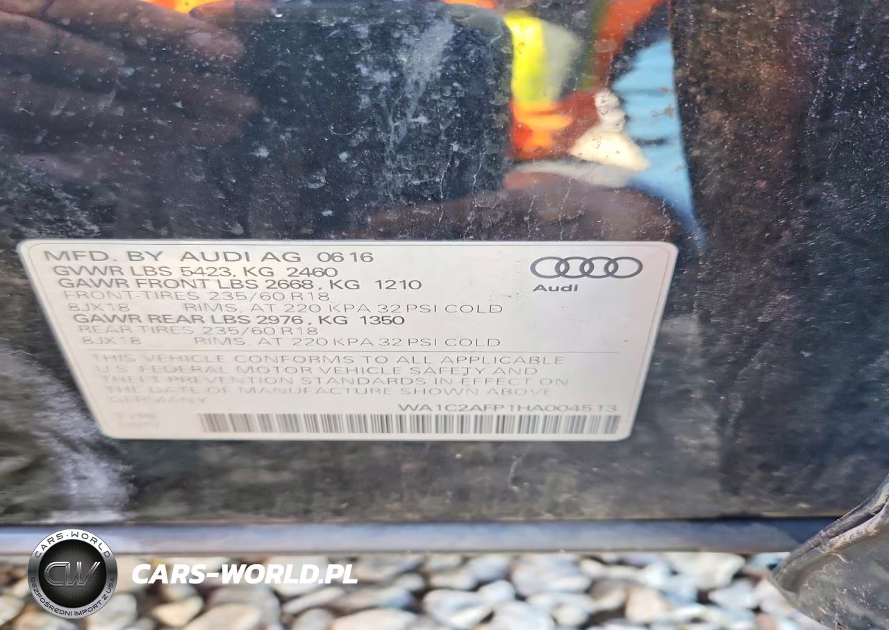 2017 Audi Q5 Premium VIN:WA1C2AFP1HA004513 - 13