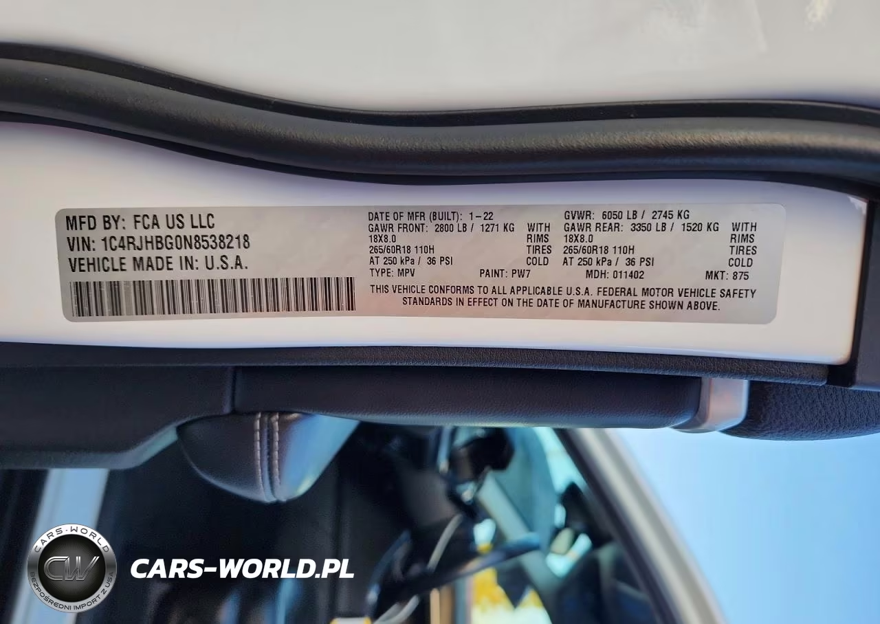 2022 Jeep Grand Cherokee Limited VIN:1C4RJHBG0N8538218 - 13