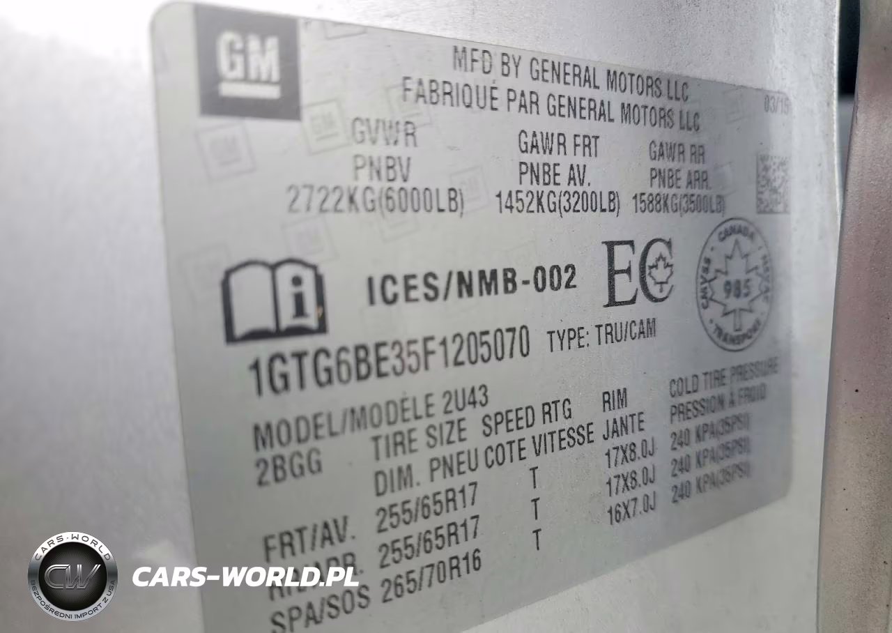 2015 GMC Canyon Sle VIN:1GTG6BE35F1205070 - 13