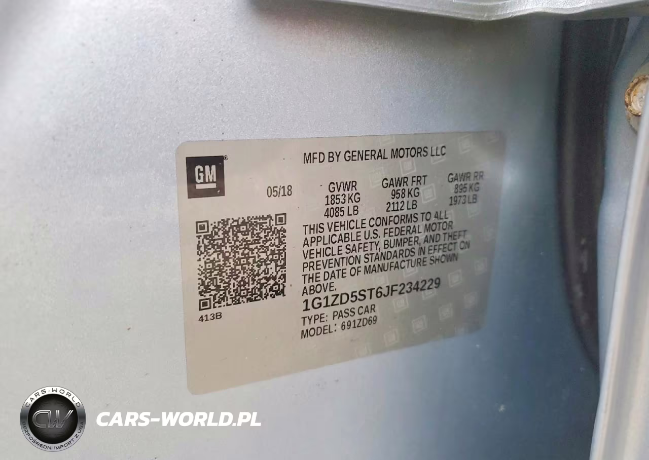 2018 Chevrolet Malibu Lt VIN:1G1ZD5ST6JF234229 - 12