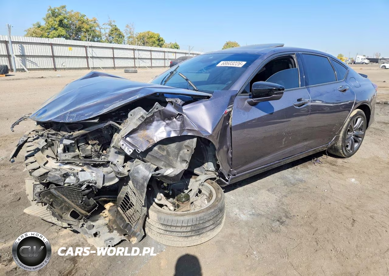 2021 Acura Tlx Tech A VIN:19UUB6F58MA009869 - 1