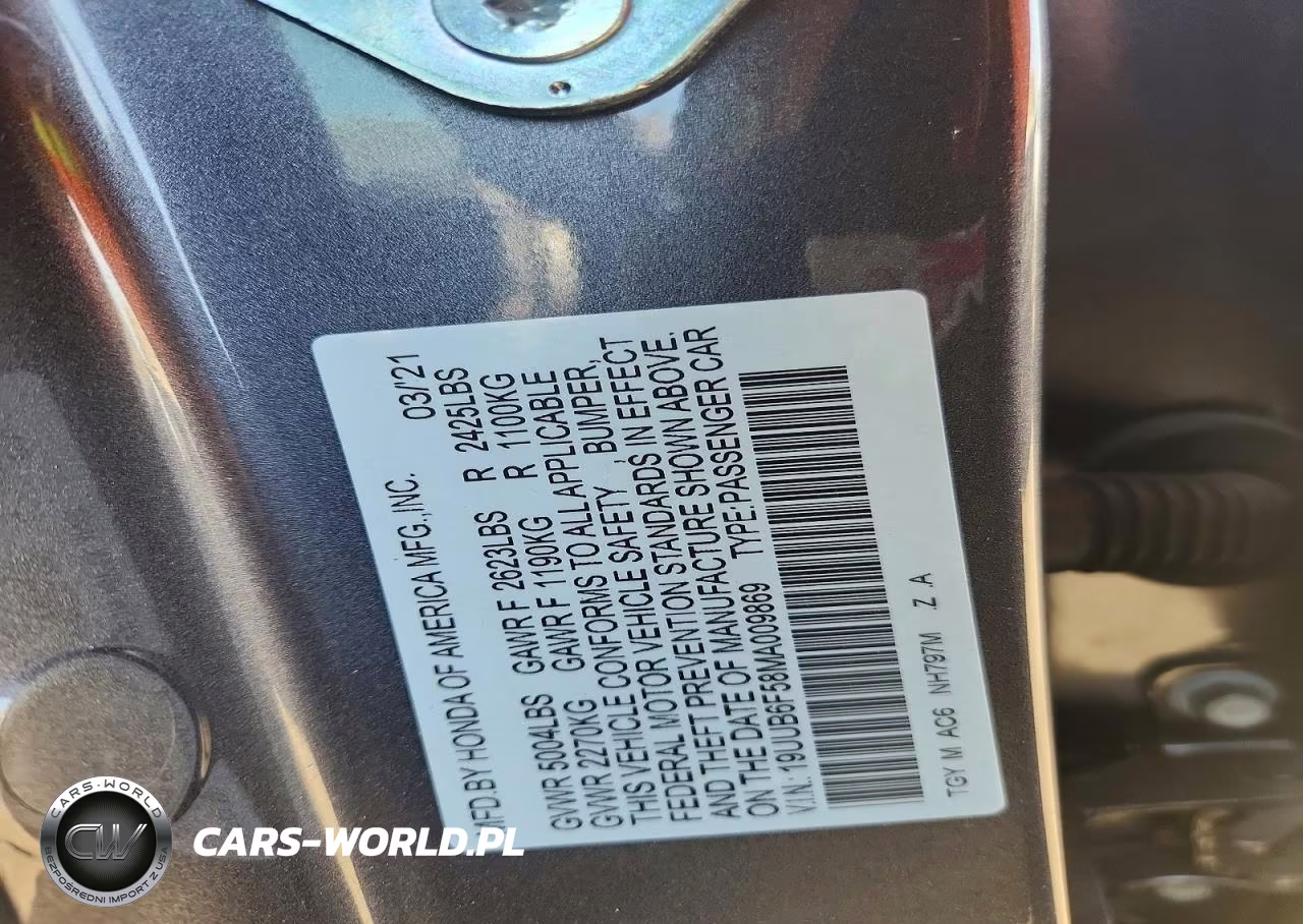 2021 Acura Tlx Tech A VIN:19UUB6F58MA009869 - 12
