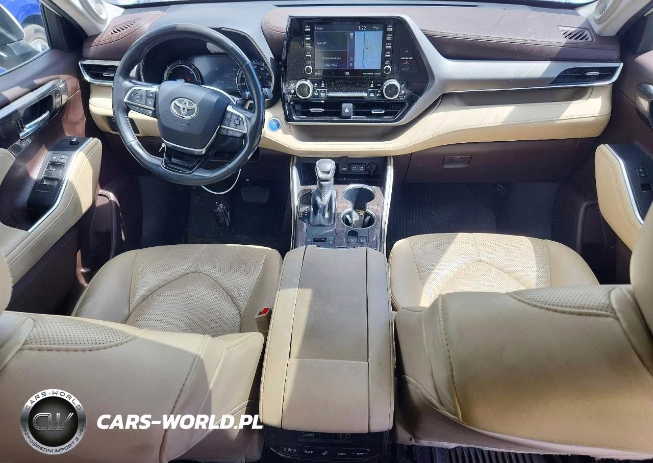 2021 Toyota Highlander Hybrid Limited VIN:5TDXBRCH8MS520416 - 8