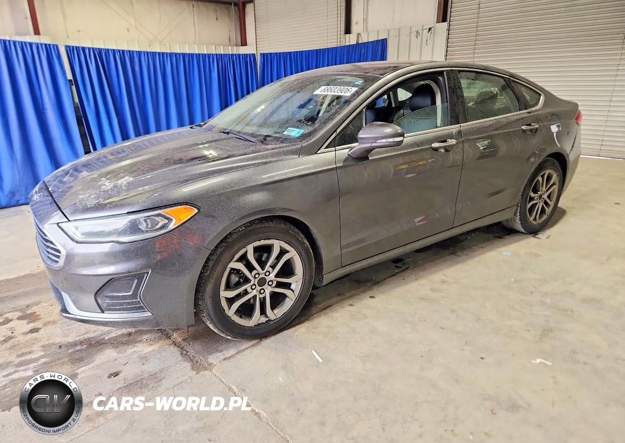 2019 Ford Fusion Sel VIN:3FA6P0CD7KR139393 - 1