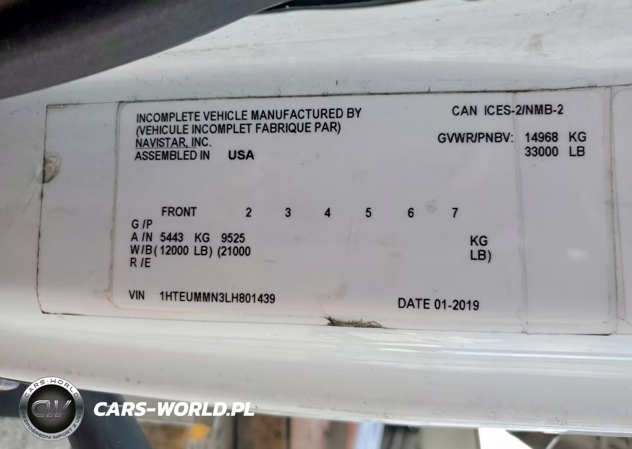 2020 International Mv607 Refrigerated Box Truck VIN:1HTEUMMN3LH801439 - 13