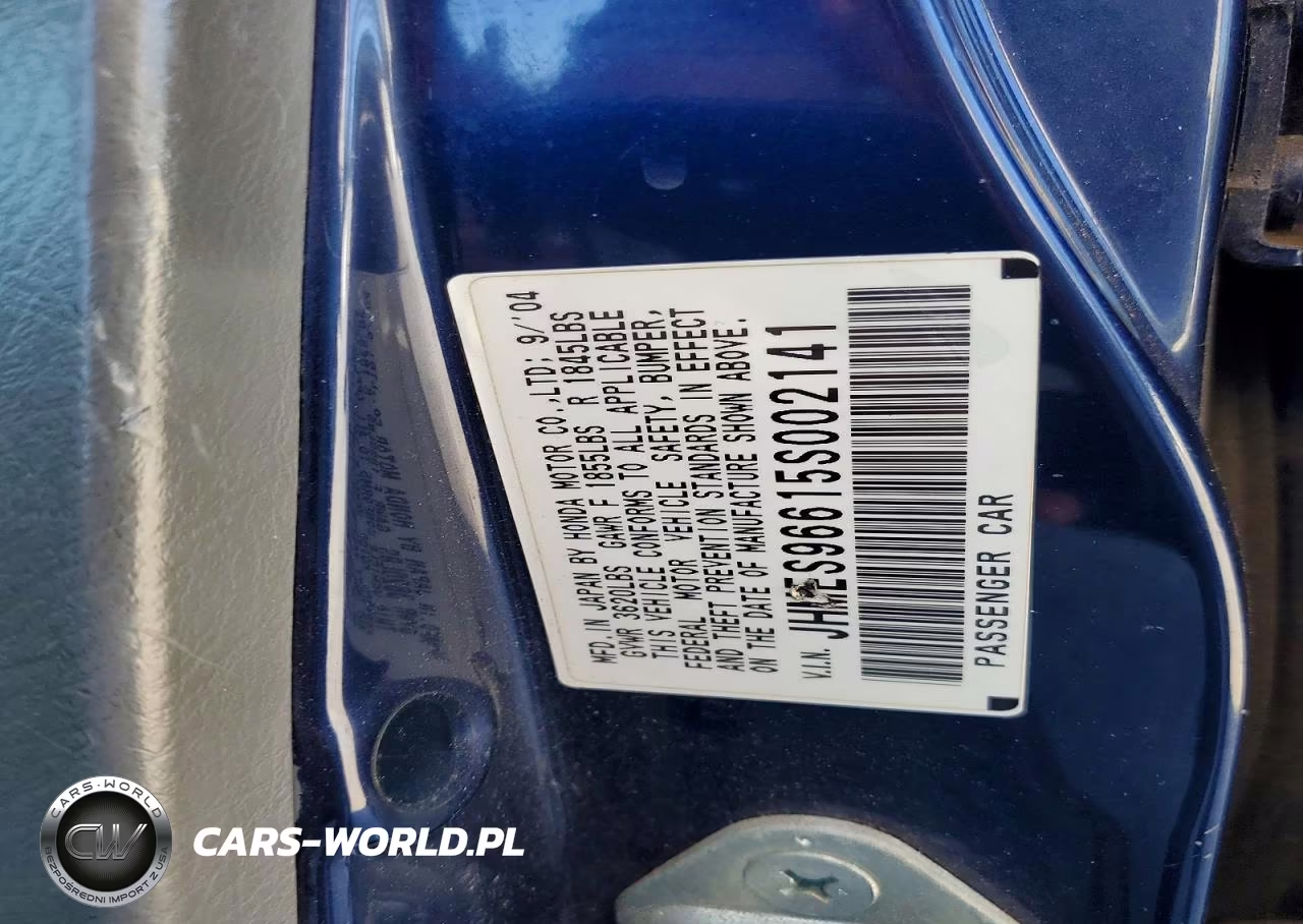 2005 Honda Civic Hybrid VIN:JHMES96615S002141 - 12