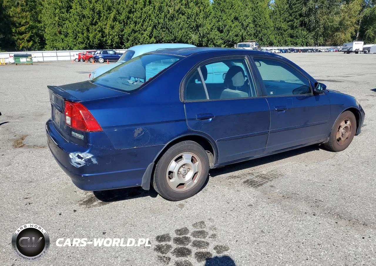 2005 Honda Civic Hybrid VIN:JHMES96615S002141 - 3