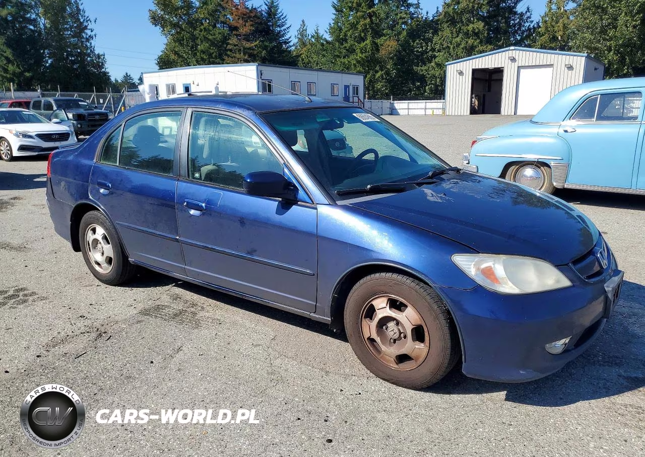 2005 Honda Civic Hybrid VIN:JHMES96615S002141 - 4