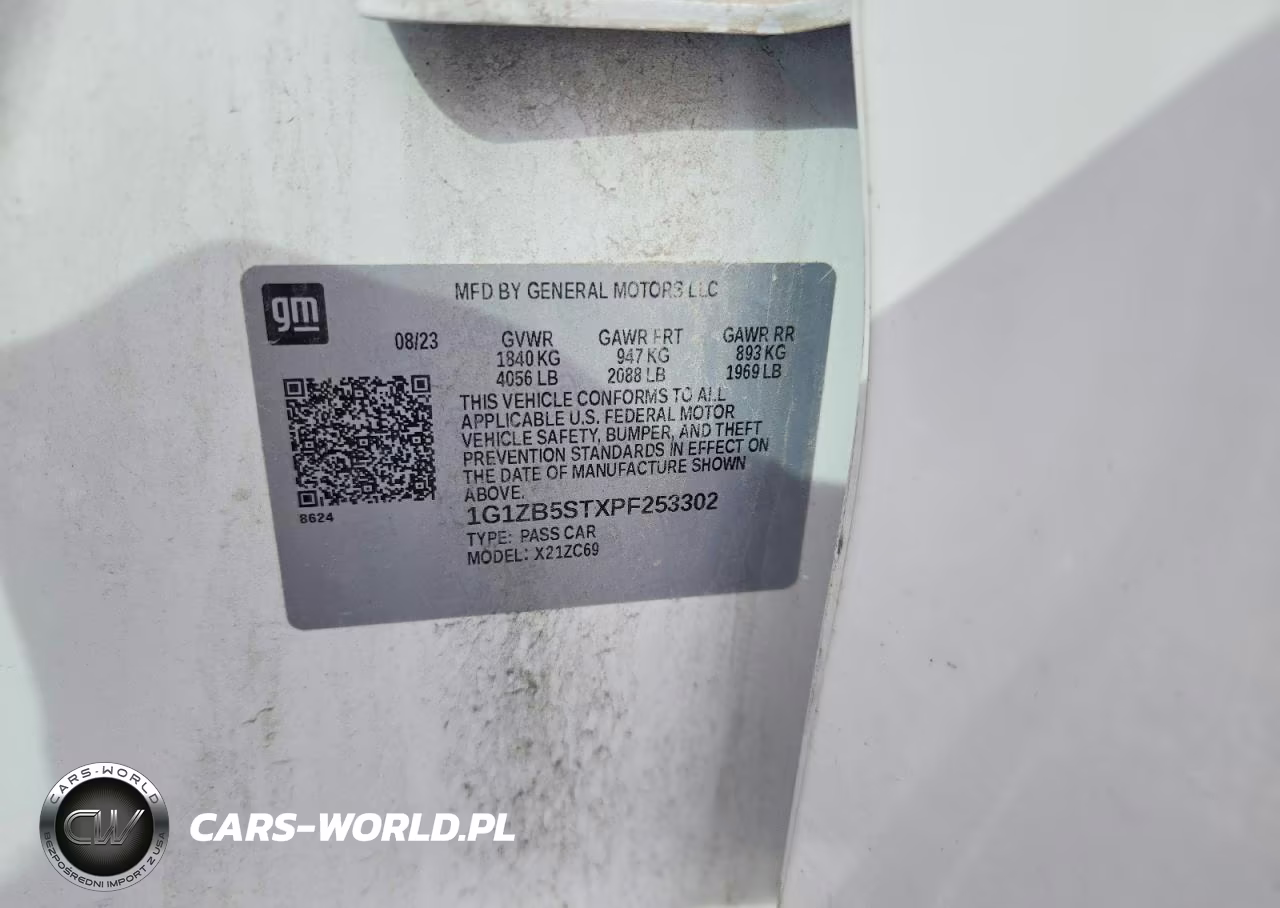 2023 Chevrolet Malibu Ls VIN:1G1ZB5STXPF253302 - 12