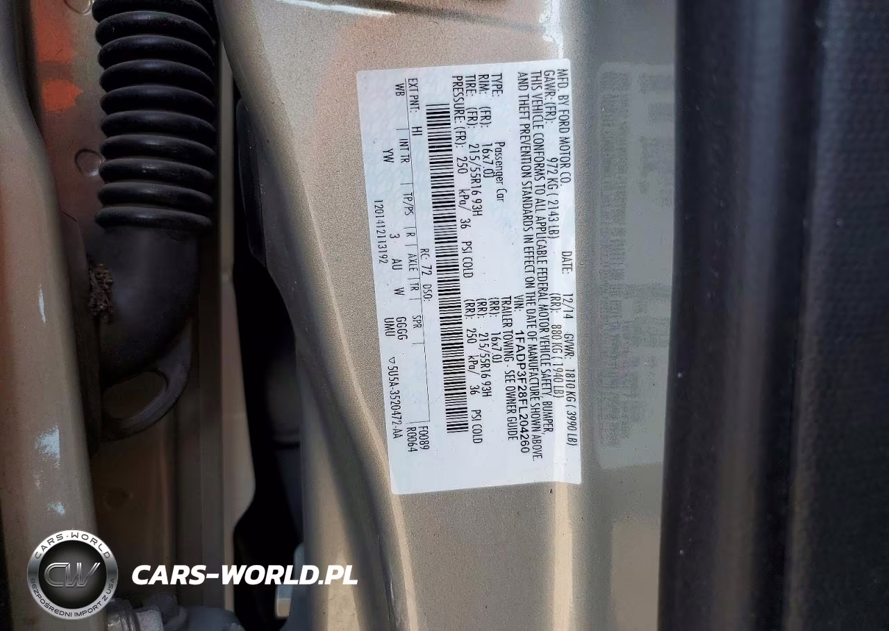 2015 Ford Focus Se VIN:1FADP3F28FL204260 - 13
