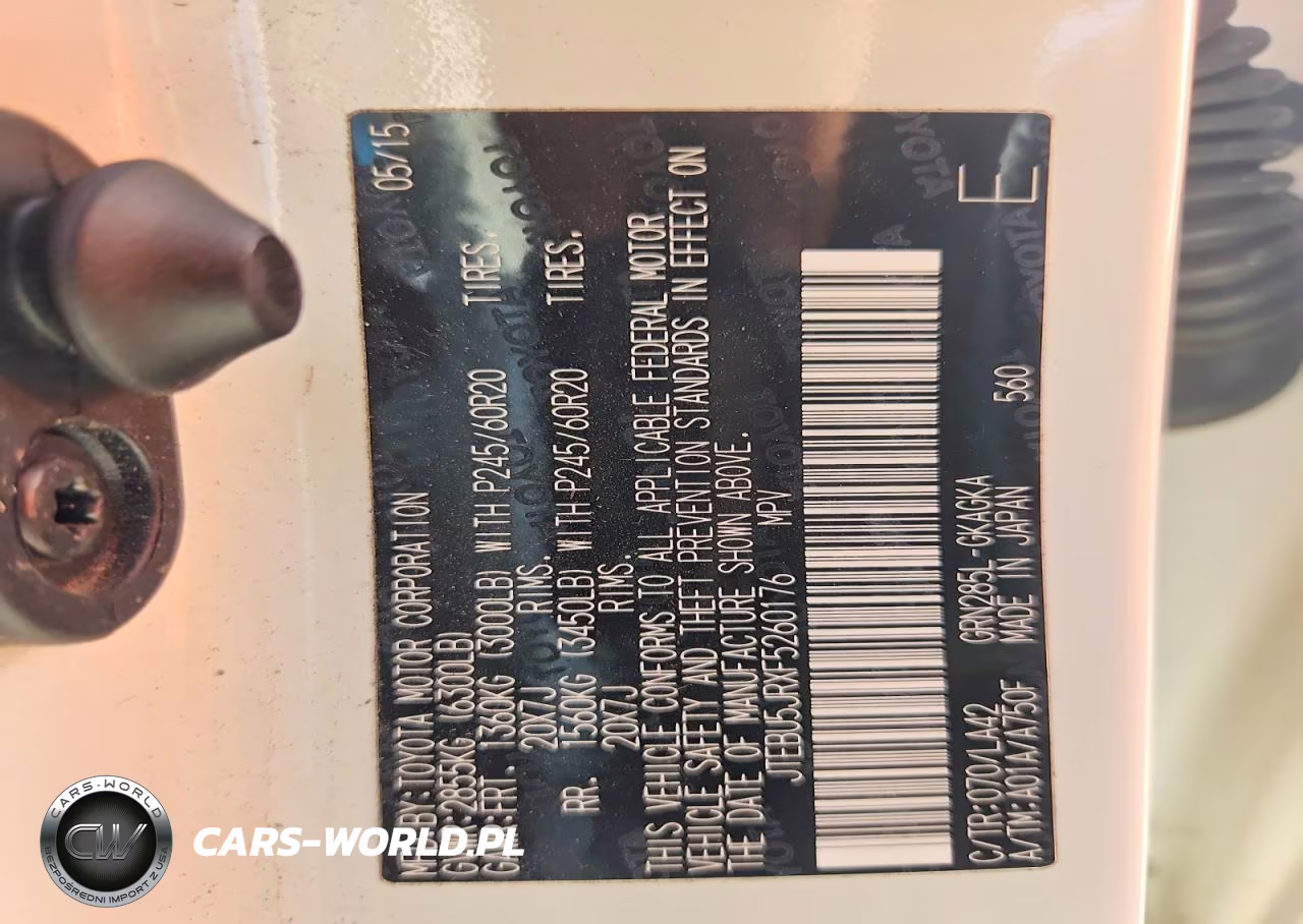 2015 Toyota 4Runner Limited VIN:JTEBU5JRXF5260176 - 13