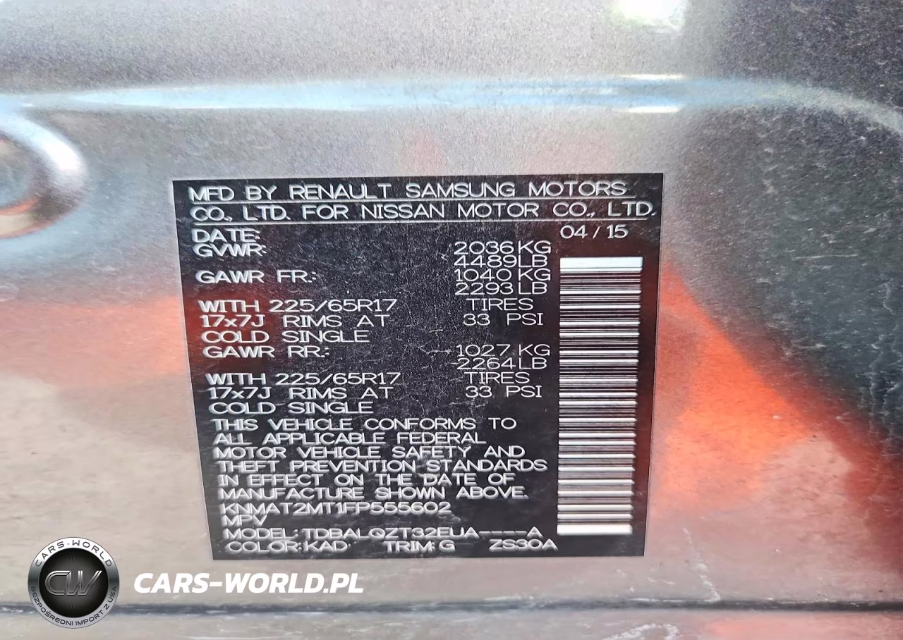 2015 Nissan Rogue Sv VIN:KNMAT2MT1FP555602 - 13
