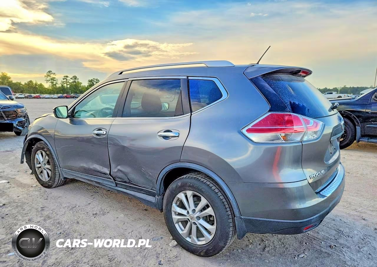 2015 Nissan Rogue Sv VIN:KNMAT2MT1FP555602 - 2