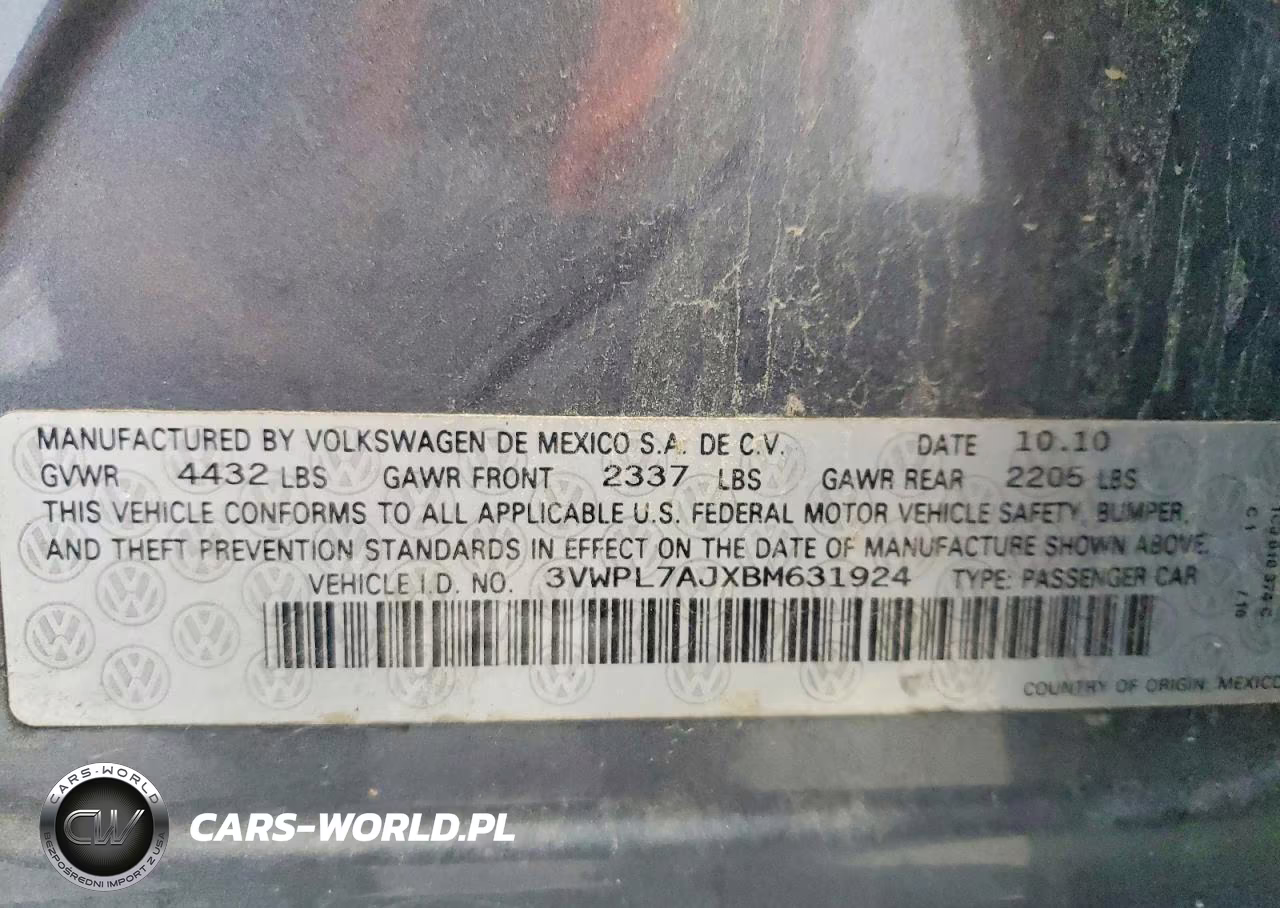 2011 Volkswagen Jetta Tdi VIN:3VWPL7AJXBM631924 - 14