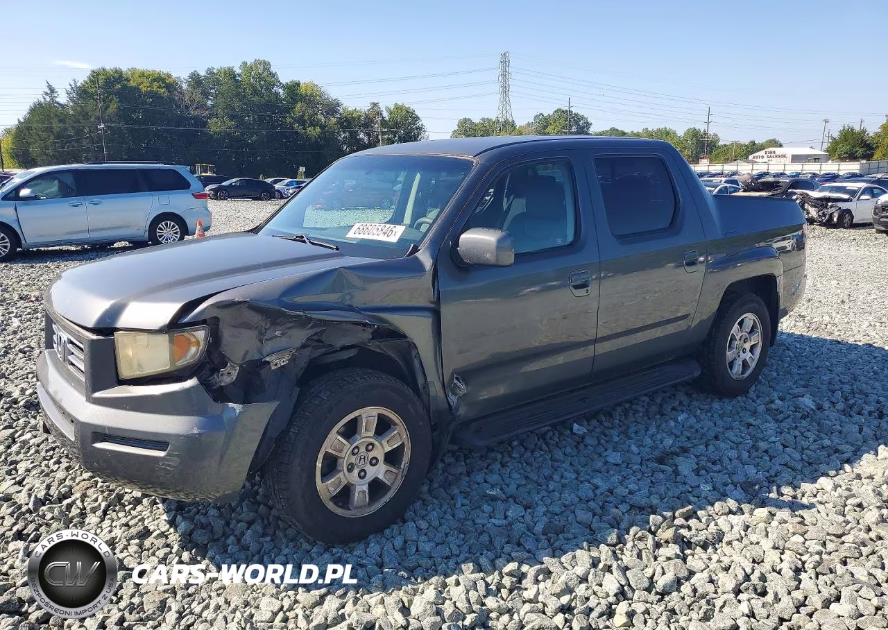 2008 Honda Ridgeline Rts VIN:2HJYK164X8H527799 - 1