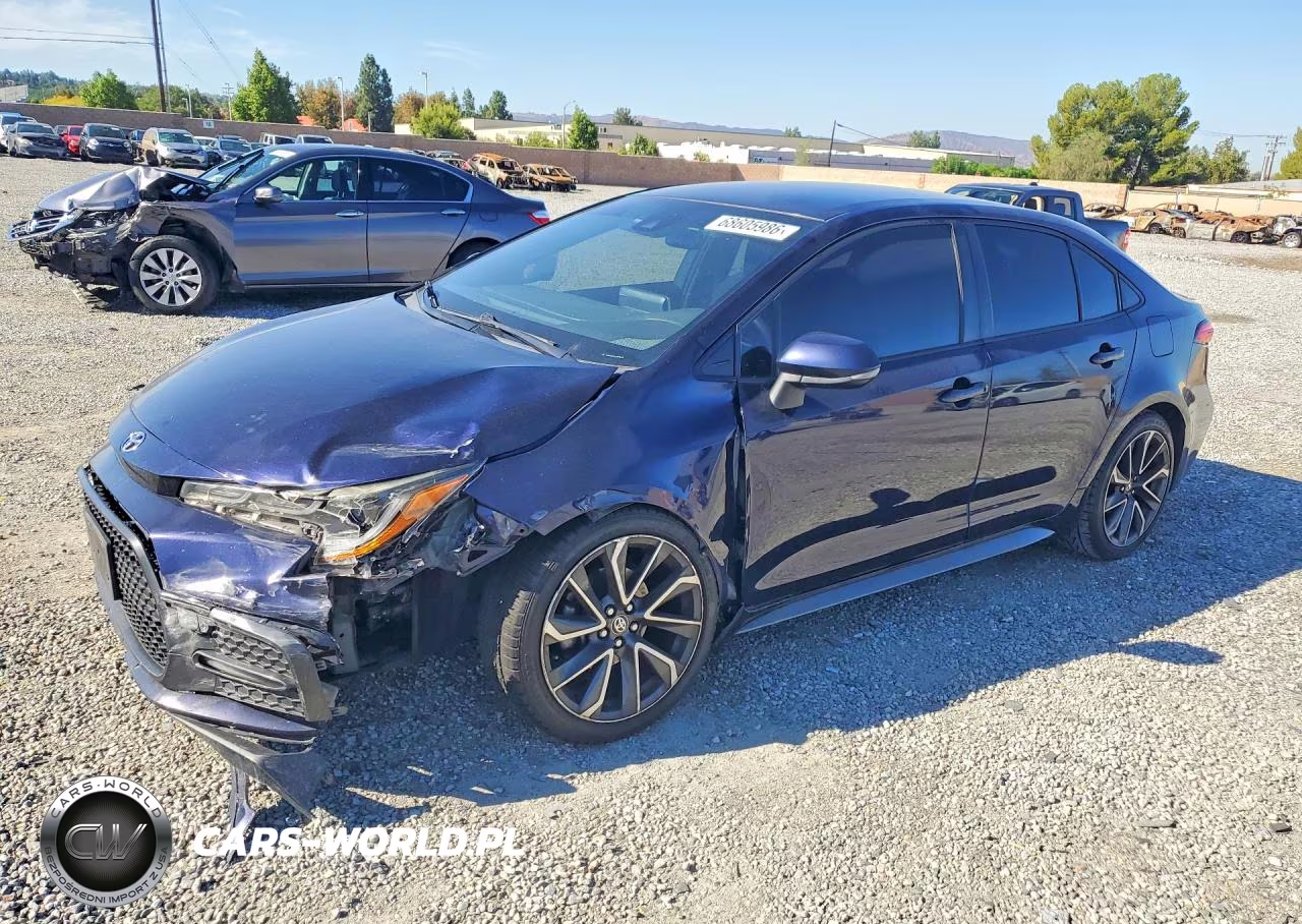 2021 Toyota Corolla Se VIN:JTDS4MCE1MJ075026 - 1